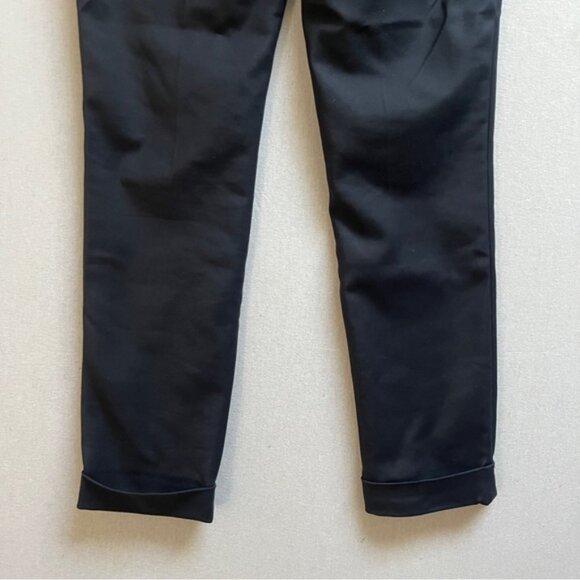 Lorena Antoniazzi Black Slim Fit Cuffed Pants Sz 6 - Picture 6 of 15